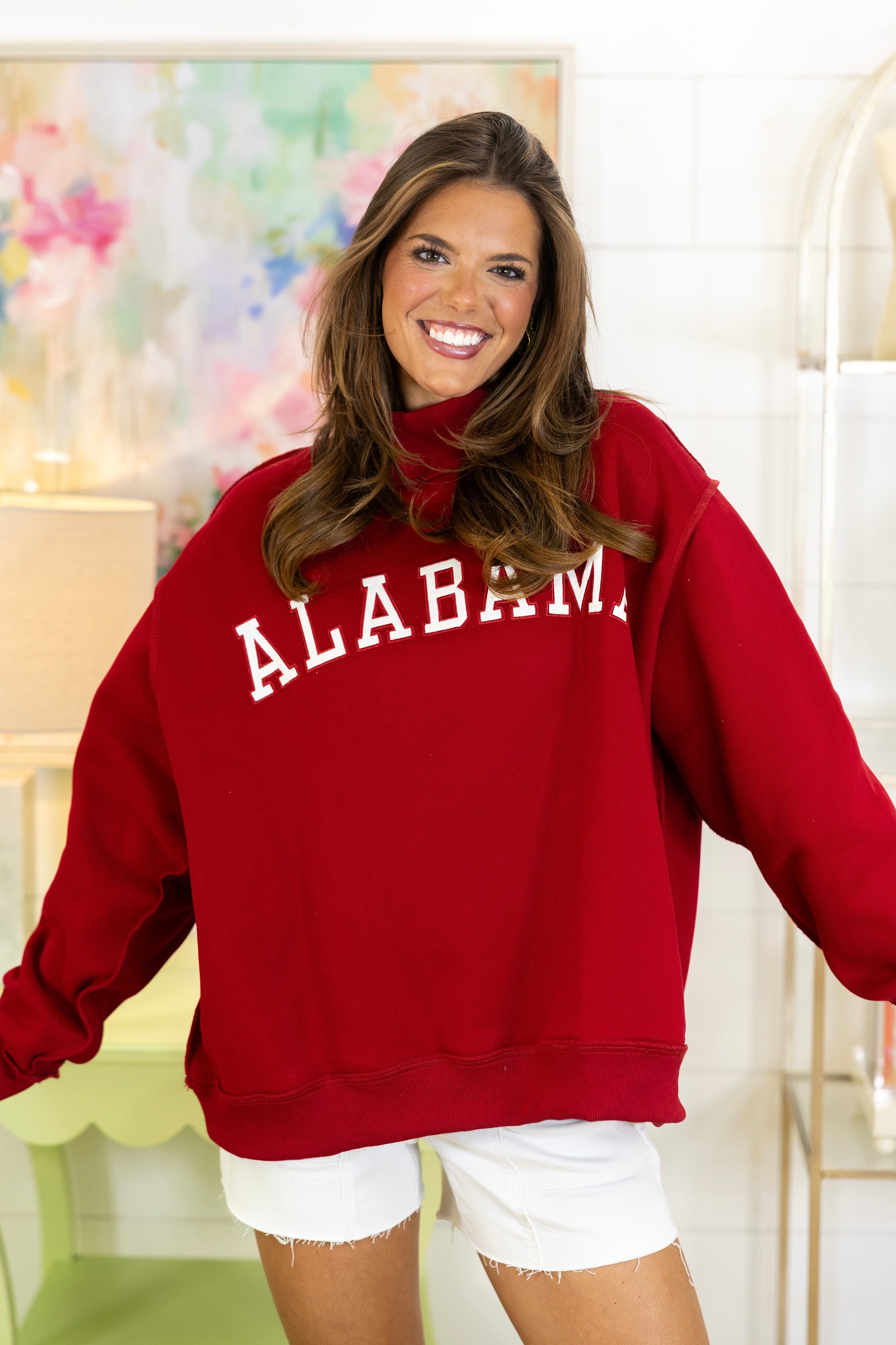 Saturdays in the South Sweatshirt-Sweatshirt-Bucketlist-The Village Shoppe, Women’s Fashion Boutique, Shop Online and In Store - Located in Muscle Shoals, AL.