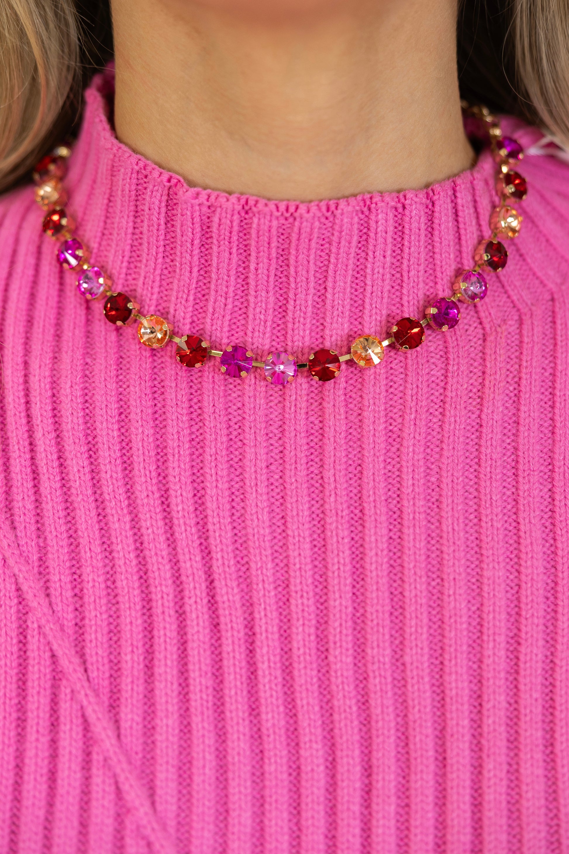 Love Notes Gemstone Necklace | Hart Designs-Necklaces-Hart Designs-The Village Shoppe, Women’s Fashion Boutique, Shop Online and In Store - Located in Muscle Shoals, AL.