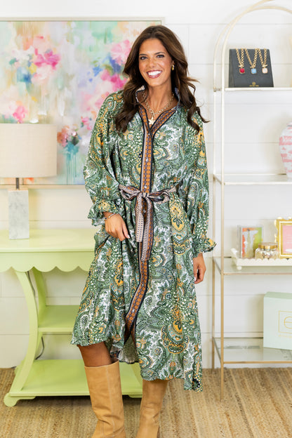 The Ezra Midi Dress-Midi Dress-Umgee-The Village Shoppe, Women’s Fashion Boutique, Shop Online and In Store - Located in Muscle Shoals, AL.