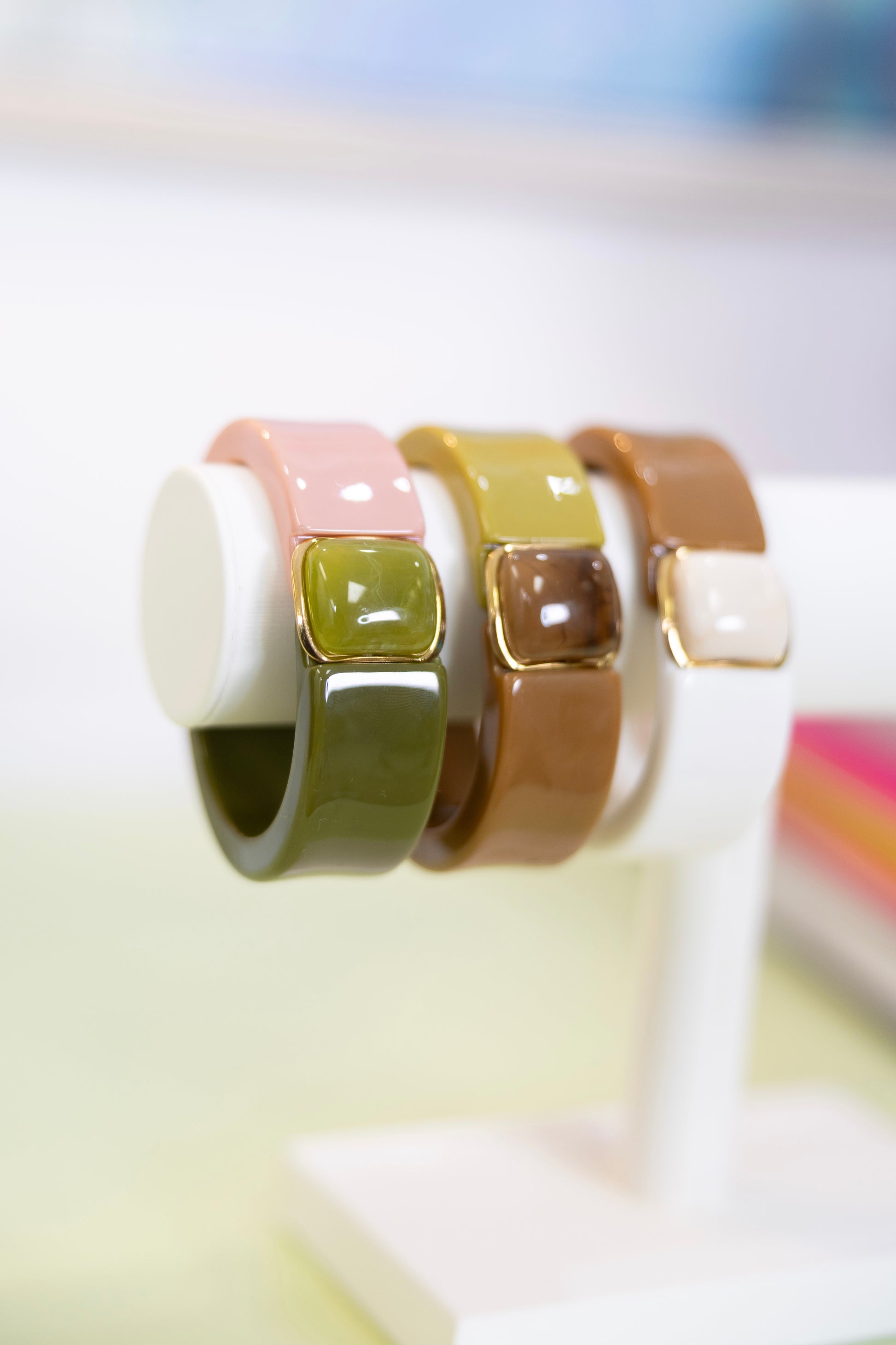 Tit for Tat Color Block Cuff-Bracelets-Hart Designs-The Village Shoppe, Women’s Fashion Boutique, Shop Online and In Store - Located in Muscle Shoals, AL.