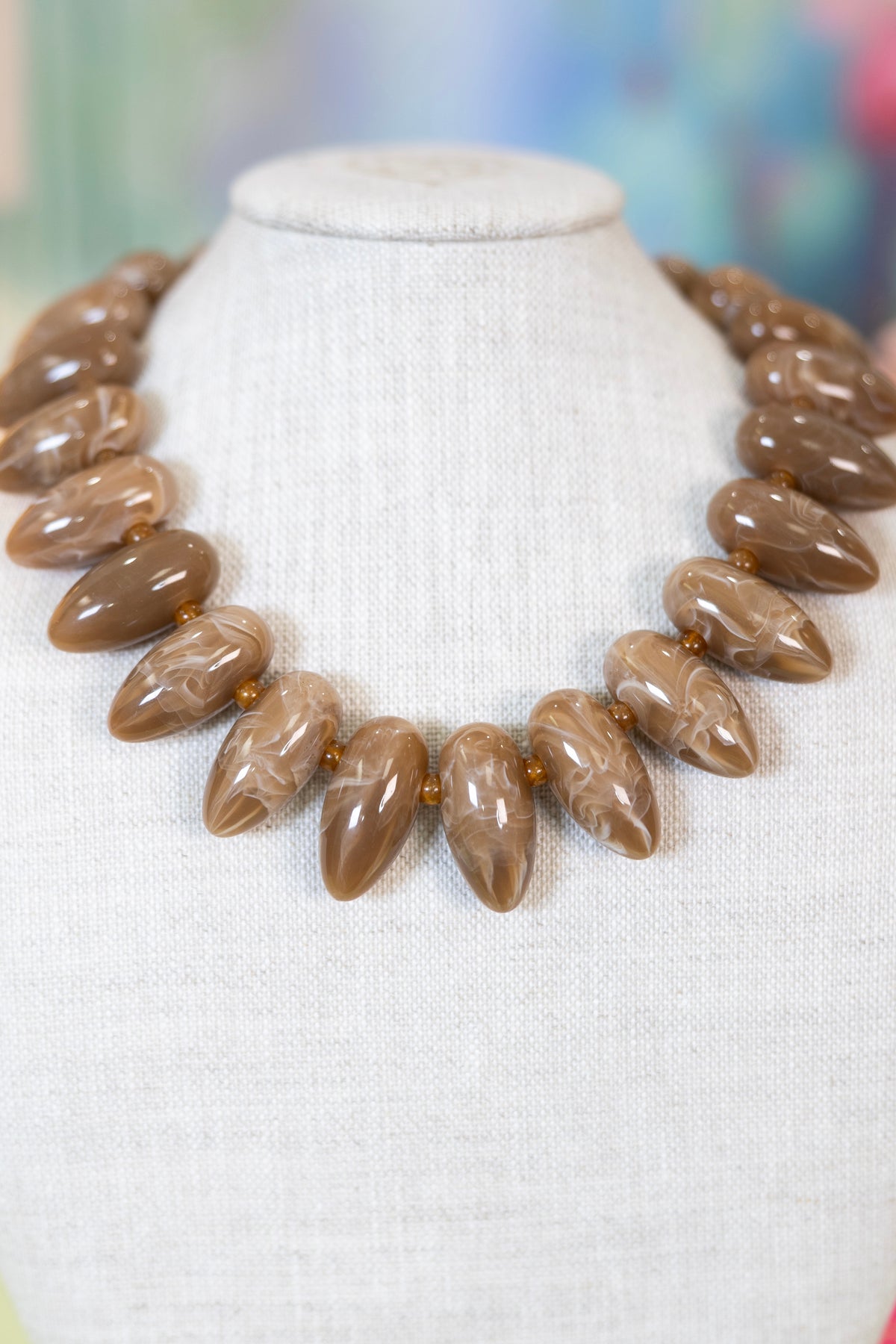 Read Your Mind Beaded Necklace-Necklaces-Golden Stella-The Village Shoppe, Women’s Fashion Boutique, Shop Online and In Store - Located in Muscle Shoals, AL.