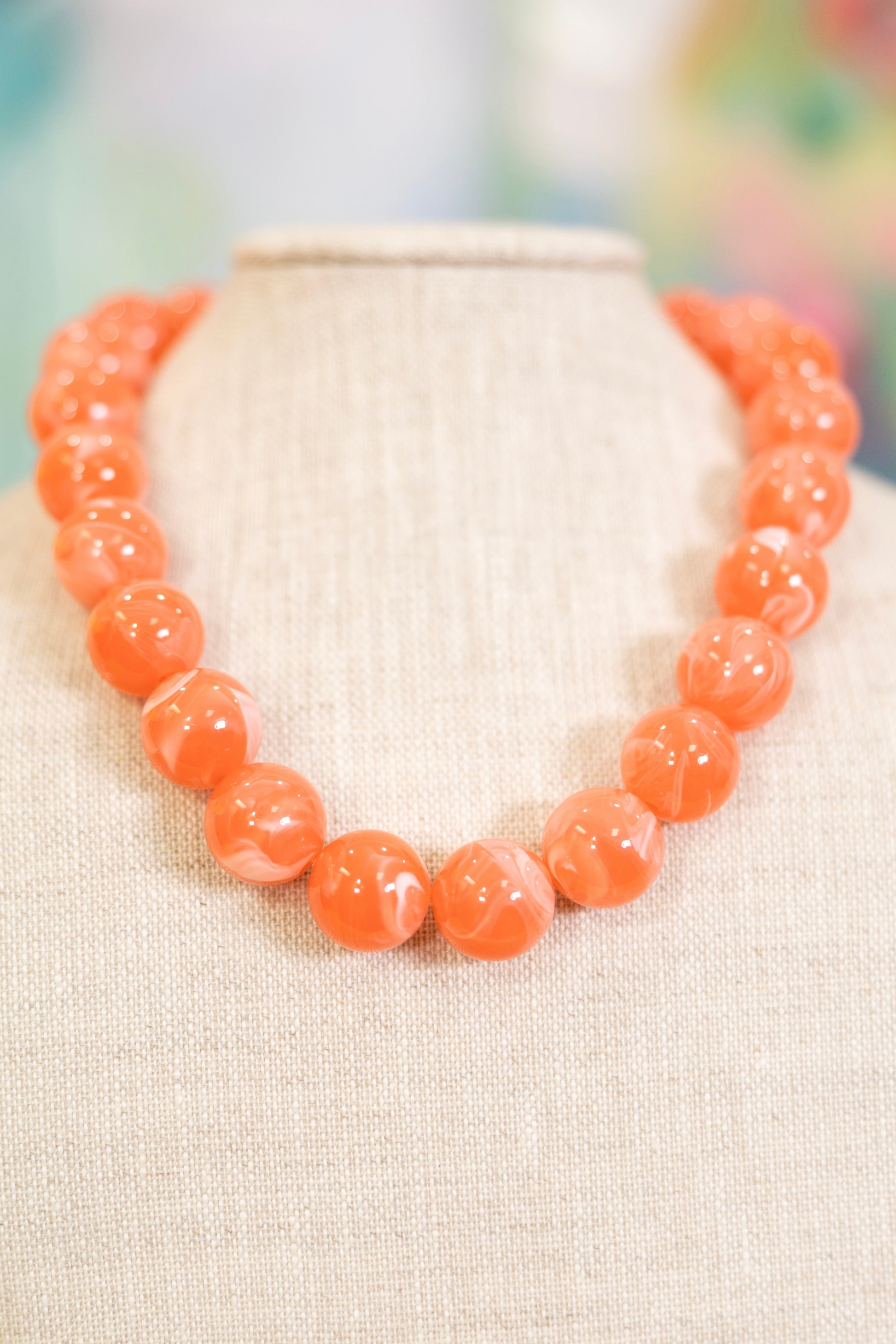 Sweet Tart Beaded Necklace-Necklaces-Hart Designs-The Village Shoppe, Women’s Fashion Boutique, Shop Online and In Store - Located in Muscle Shoals, AL.
