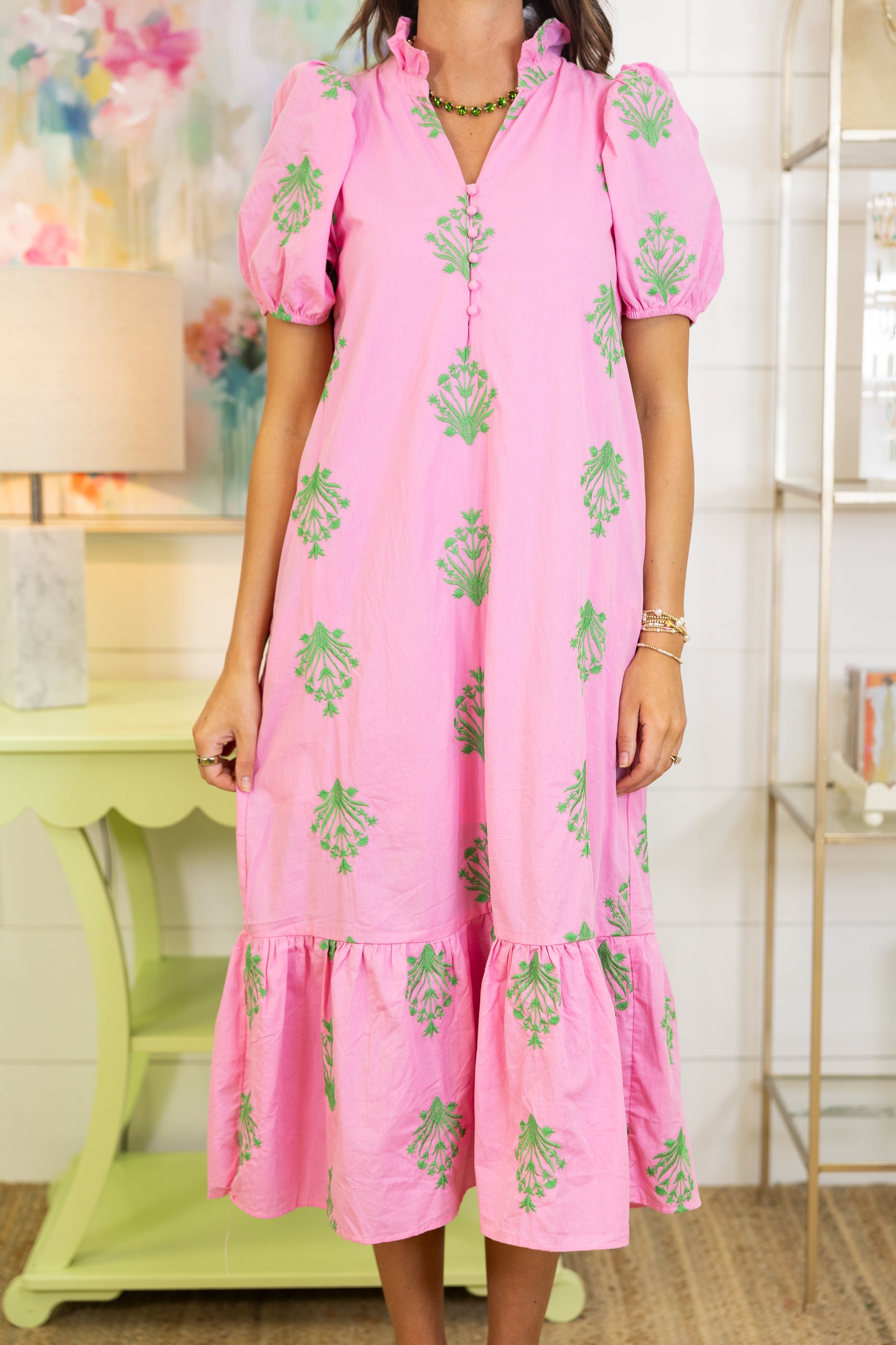 The Sunday in Savannah Midi Dress-Midi Dress-Entro-The Village Shoppe, Women’s Fashion Boutique, Shop Online and In Store - Located in Muscle Shoals, AL.