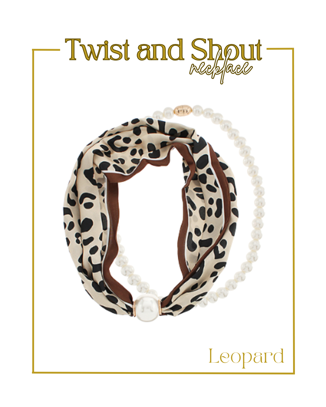 Twist and Shout Necklace-Necklaces-Golden Stella-The Village Shoppe, Women’s Fashion Boutique, Shop Online and In Store - Located in Muscle Shoals, AL.