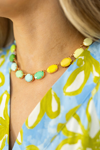 Sunset Sorbet Gemstone Necklace | Hart Designs-Necklaces-Hart Designs-The Village Shoppe, Women’s Fashion Boutique, Shop Online and In Store - Located in Muscle Shoals, AL.