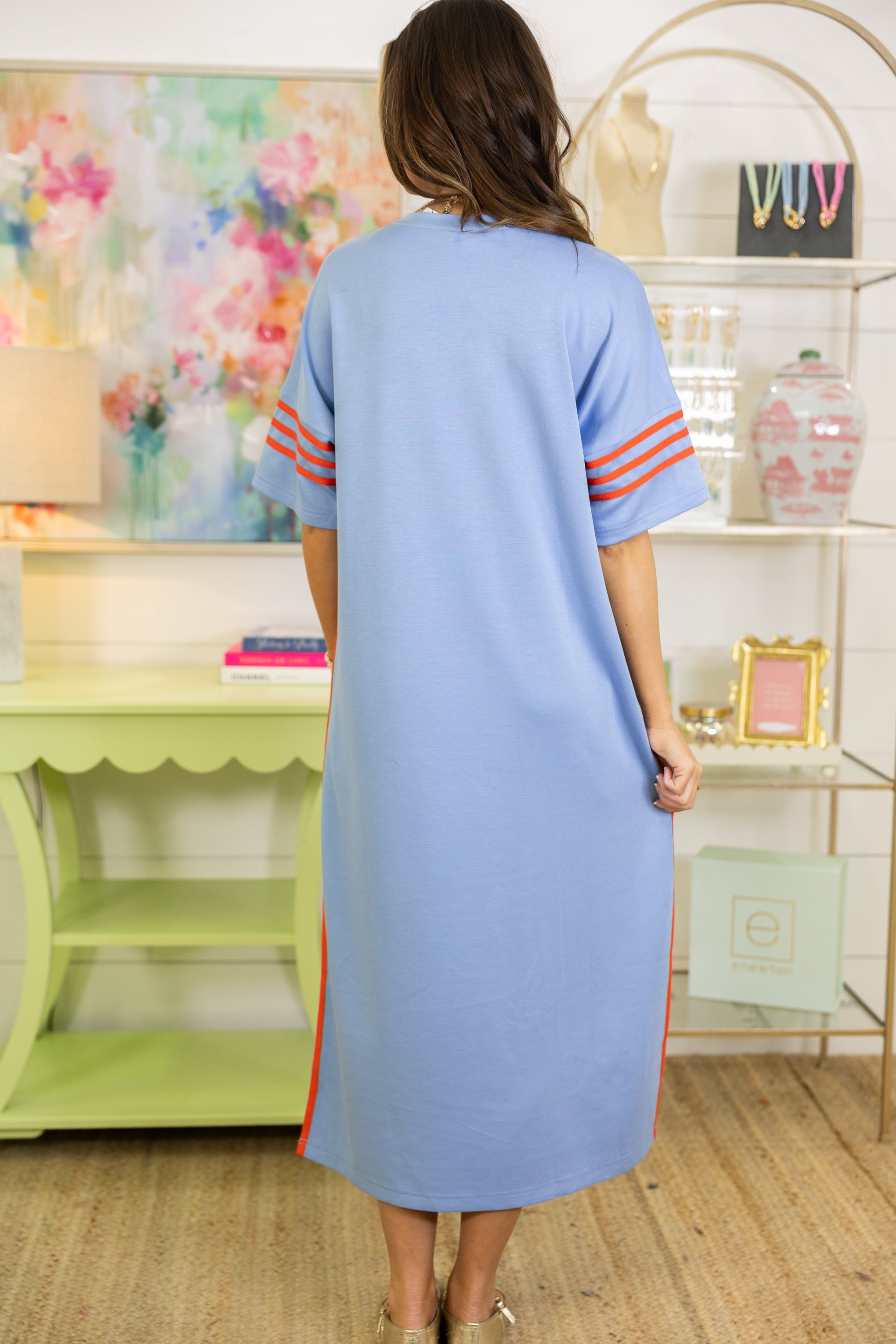 Around Town Midi Dress-Midi Dress-Entro-The Village Shoppe, Women’s Fashion Boutique, Shop Online and In Store - Located in Muscle Shoals, AL.