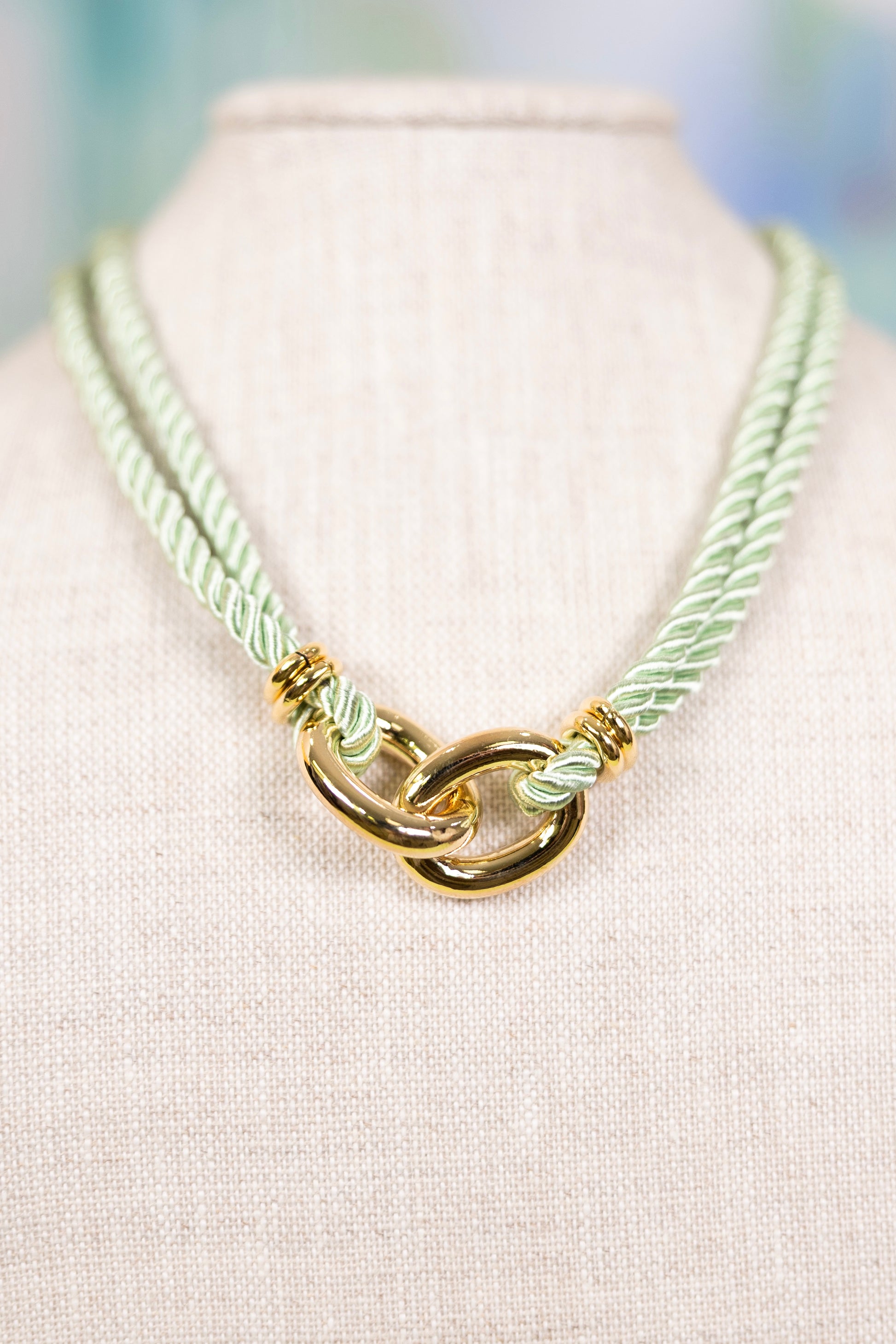 Loves Me Knot Necklace-Necklaces-Golden Stella-The Village Shoppe, Women’s Fashion Boutique, Shop Online and In Store - Located in Muscle Shoals, AL.