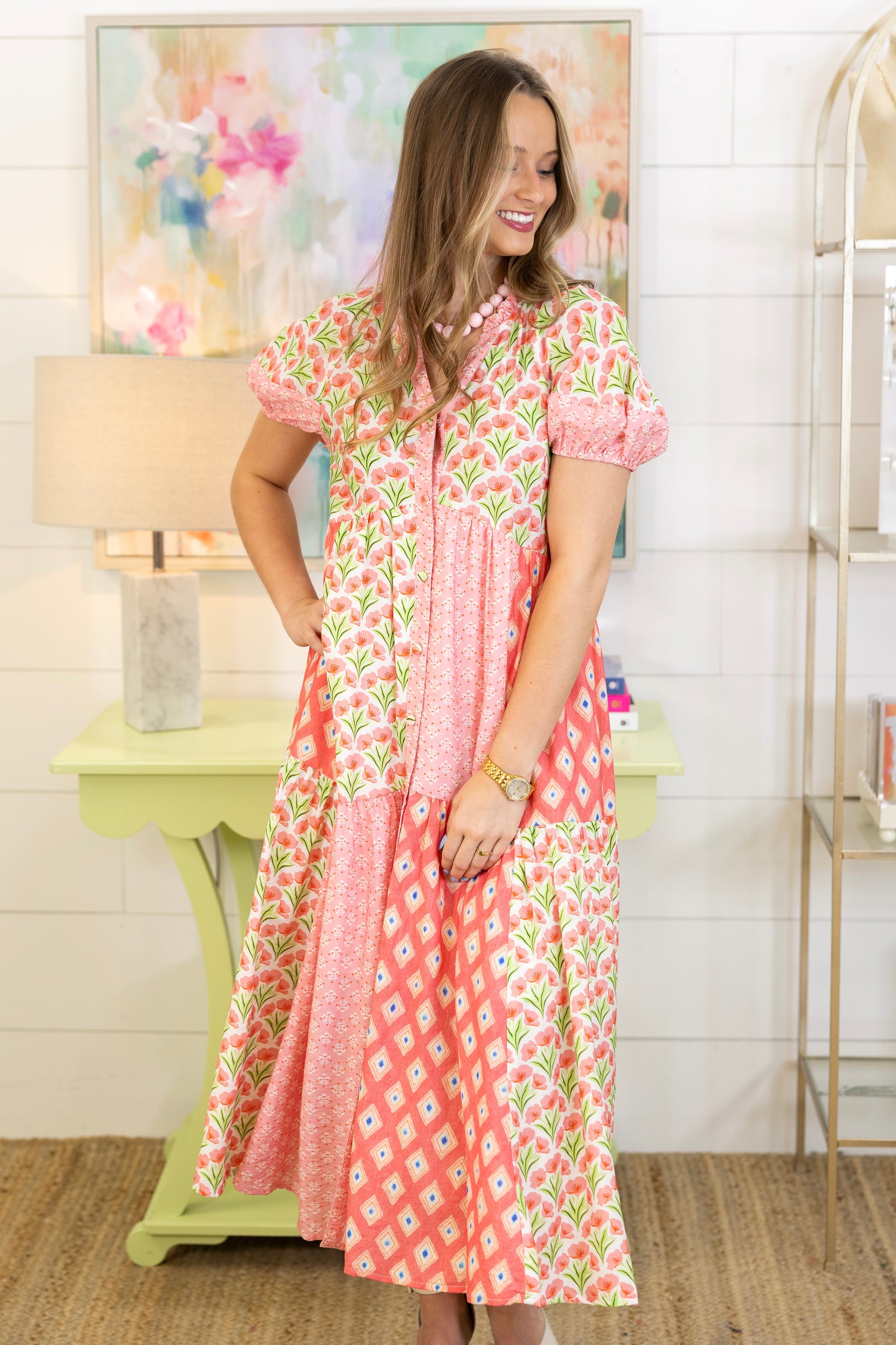 The Dylan Midi Dress-Midi Dress-GiGiO-The Village Shoppe, Women’s Fashion Boutique, Shop Online and In Store - Located in Muscle Shoals, AL.