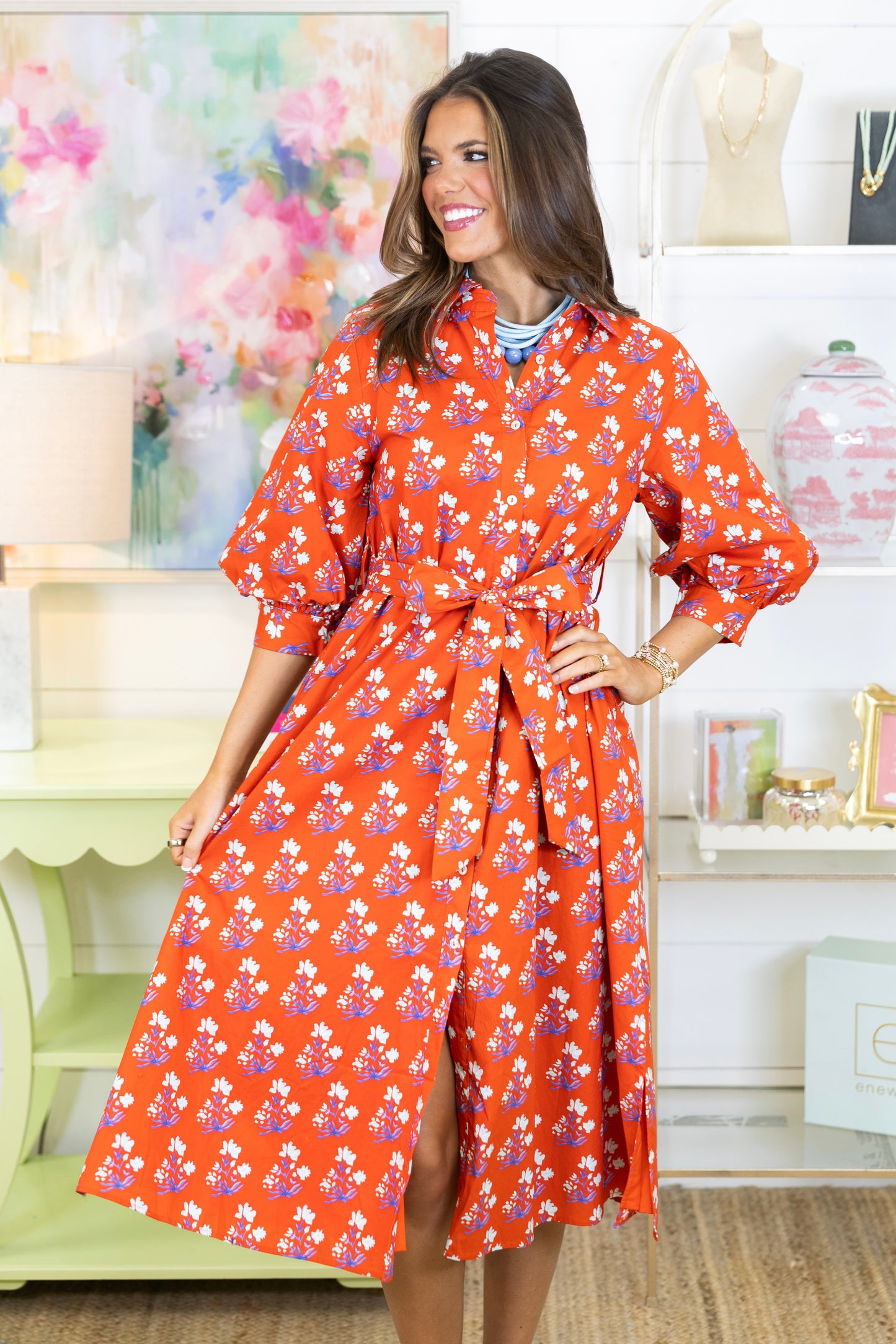 The Kennedy Midi Dress-Midi Dress-Jodifl-The Village Shoppe, Women’s Fashion Boutique, Shop Online and In Store - Located in Muscle Shoals, AL.