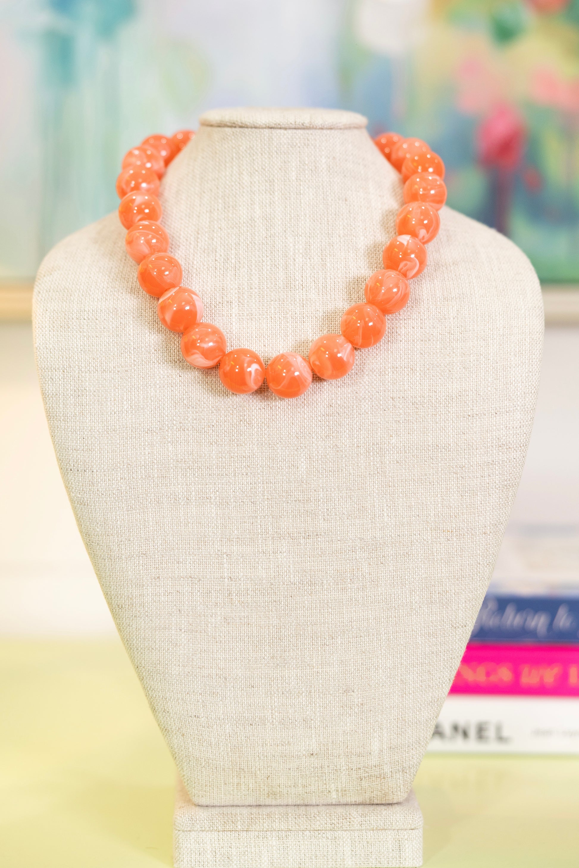 Sweet Tart Beaded Necklace-Necklaces-Hart Designs-The Village Shoppe, Women’s Fashion Boutique, Shop Online and In Store - Located in Muscle Shoals, AL.