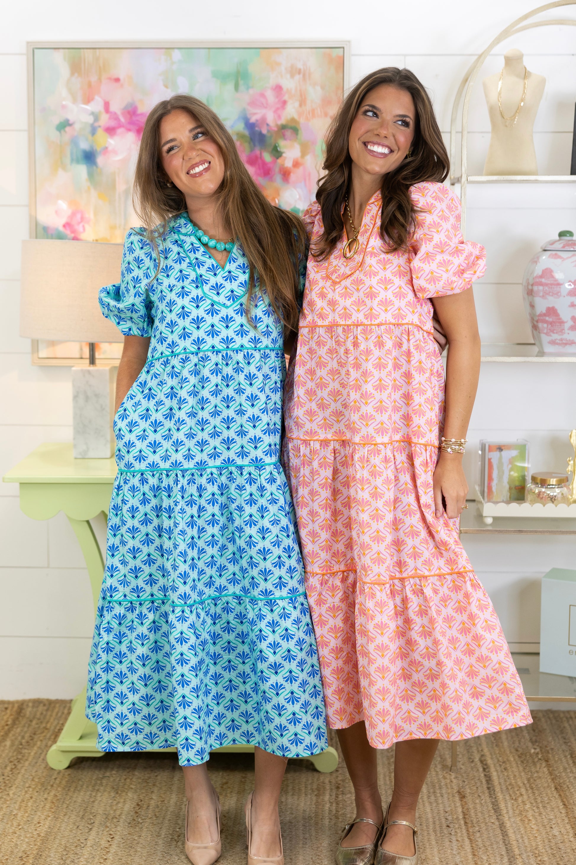 Many Meadows Midi Dress-Midi Dress-GiGiO-The Village Shoppe, Women’s Fashion Boutique, Shop Online and In Store - Located in Muscle Shoals, AL.
