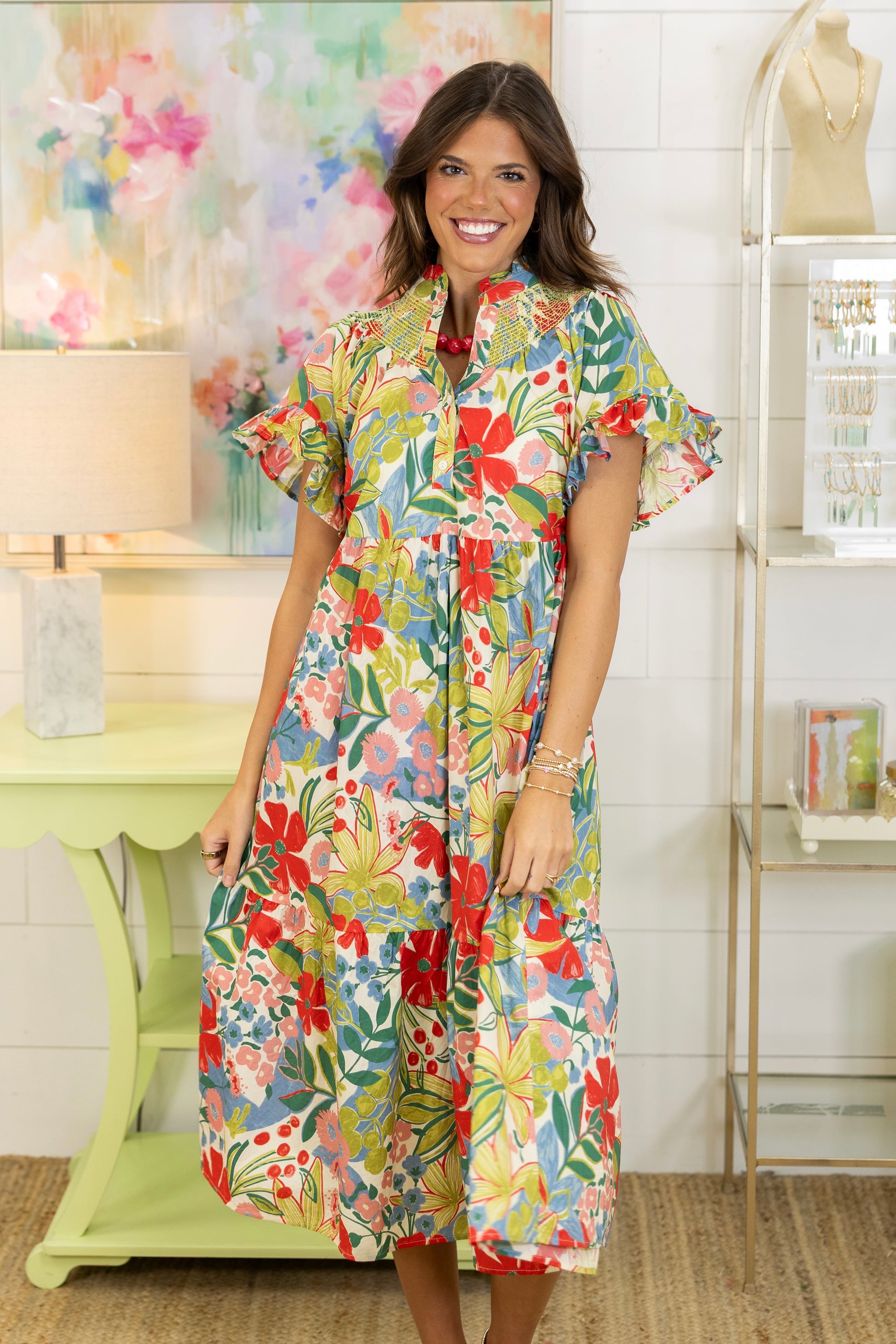 Havana Midi Dress-Midi Dress-Umgee-The Village Shoppe, Women’s Fashion Boutique, Shop Online and In Store - Located in Muscle Shoals, AL.