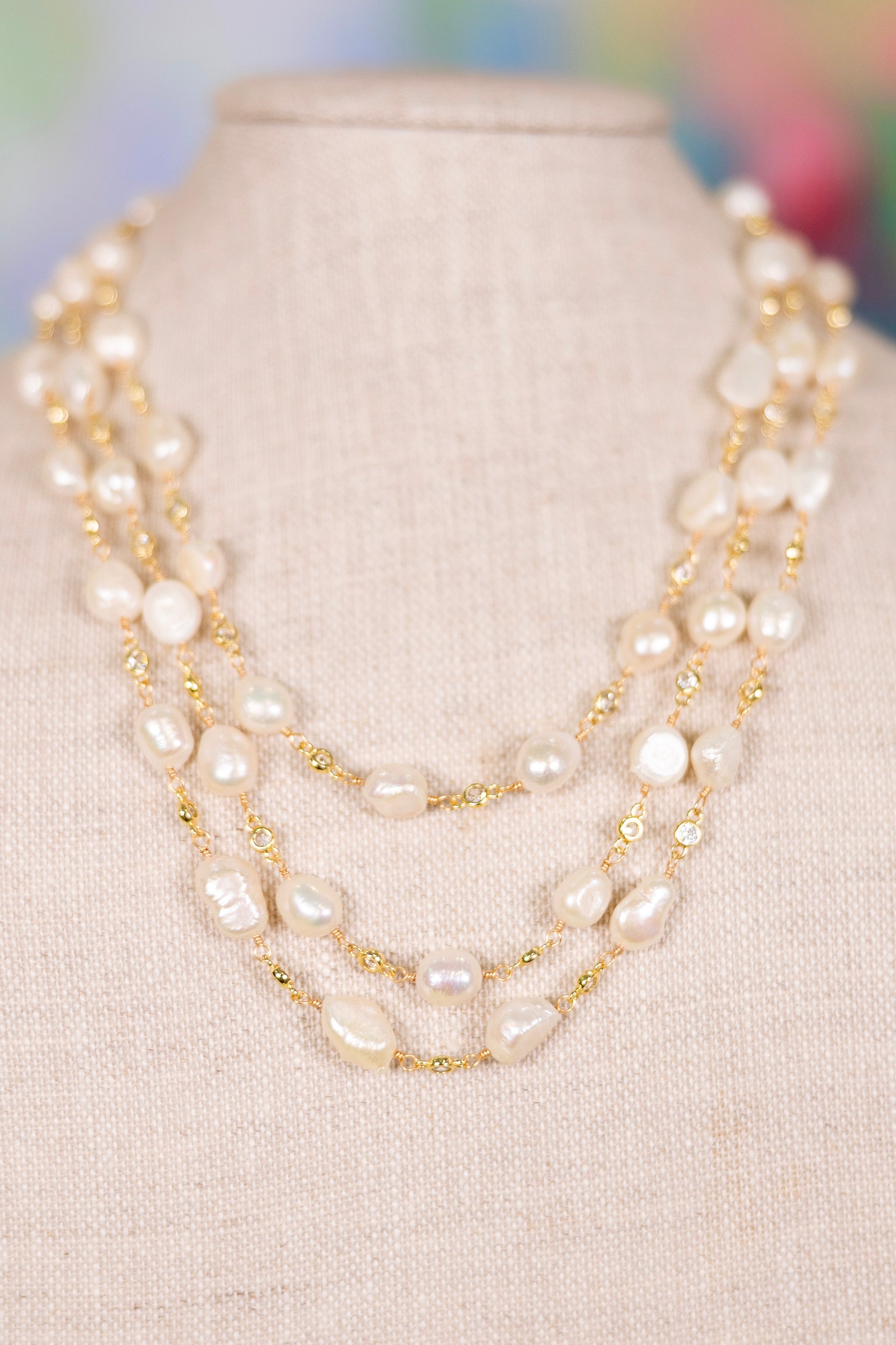 Make Waves Layer Necklace-Necklaces-Virtue-The Village Shoppe, Women’s Fashion Boutique, Shop Online and In Store - Located in Muscle Shoals, AL.