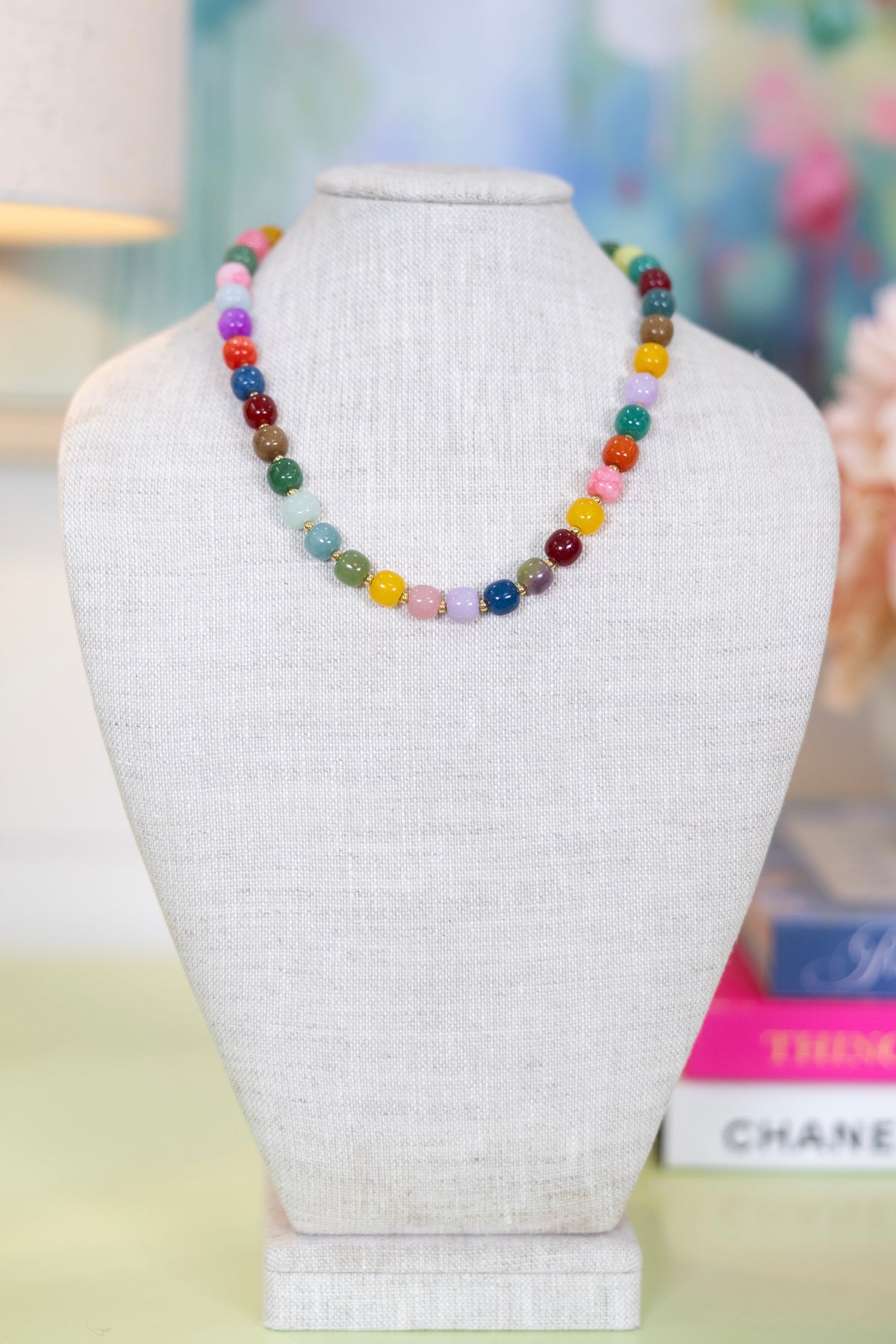 Seal the Deal Beaded Necklace-Necklaces-Hart Designs-The Village Shoppe, Women’s Fashion Boutique, Shop Online and In Store - Located in Muscle Shoals, AL.
