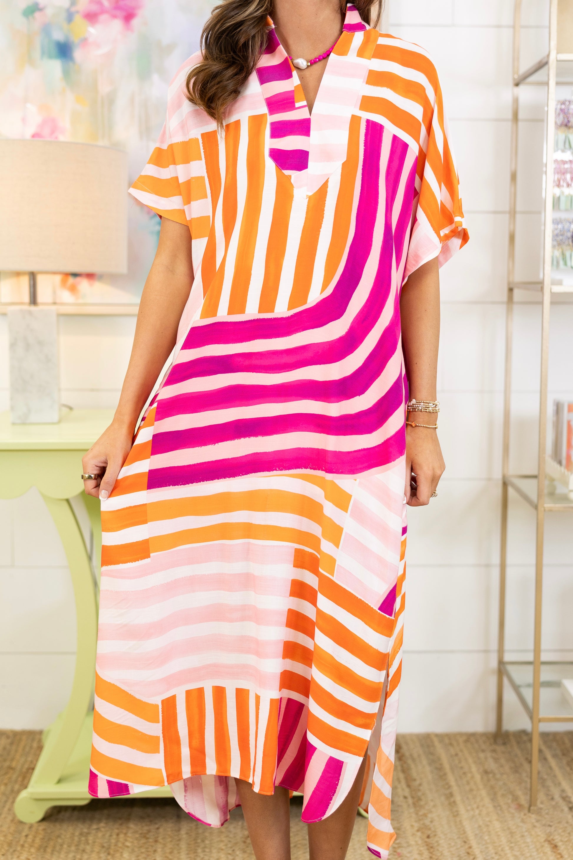 Summer Sunset Midi Dress-Midi Dress-Entro-The Village Shoppe, Women’s Fashion Boutique, Shop Online and In Store - Located in Muscle Shoals, AL.
