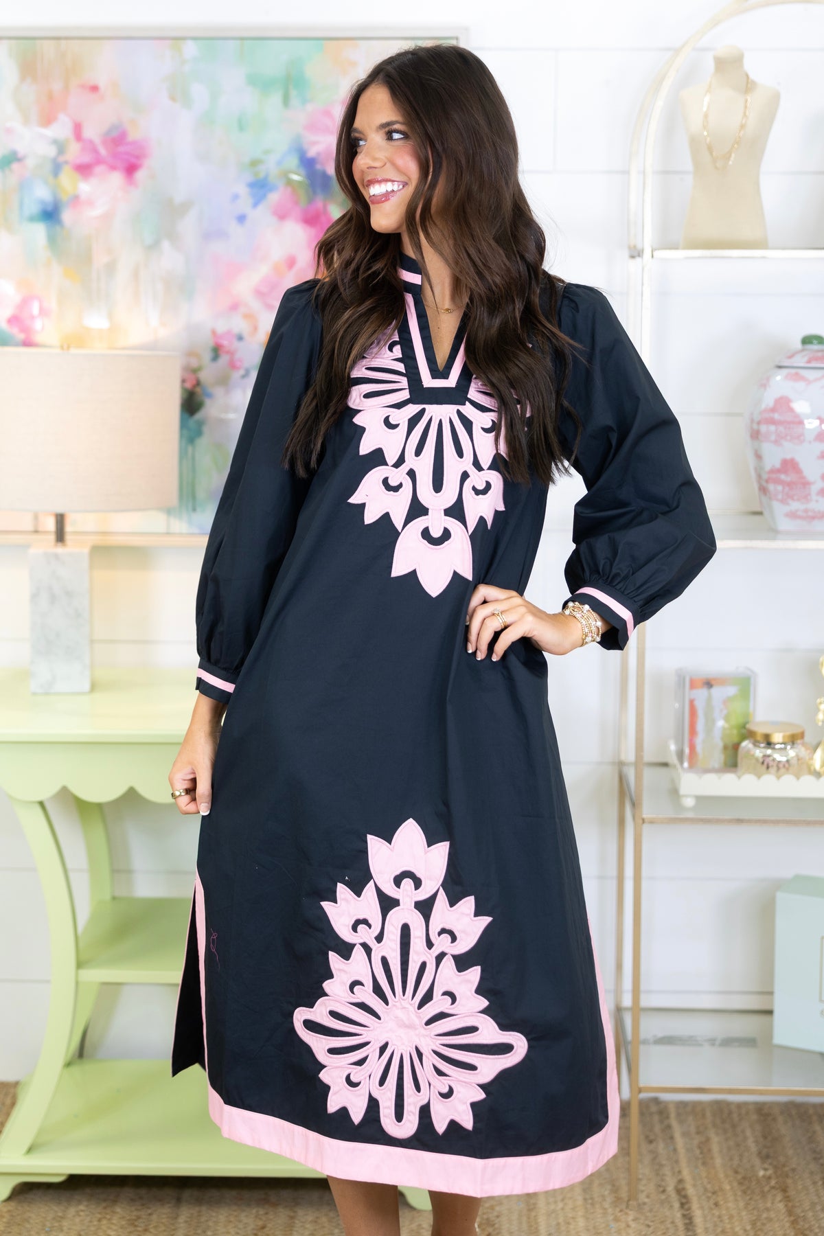 Good Impression Midi Dress-Midi Dress-Jodifl-The Village Shoppe, Women’s Fashion Boutique, Shop Online and In Store - Located in Muscle Shoals, AL.