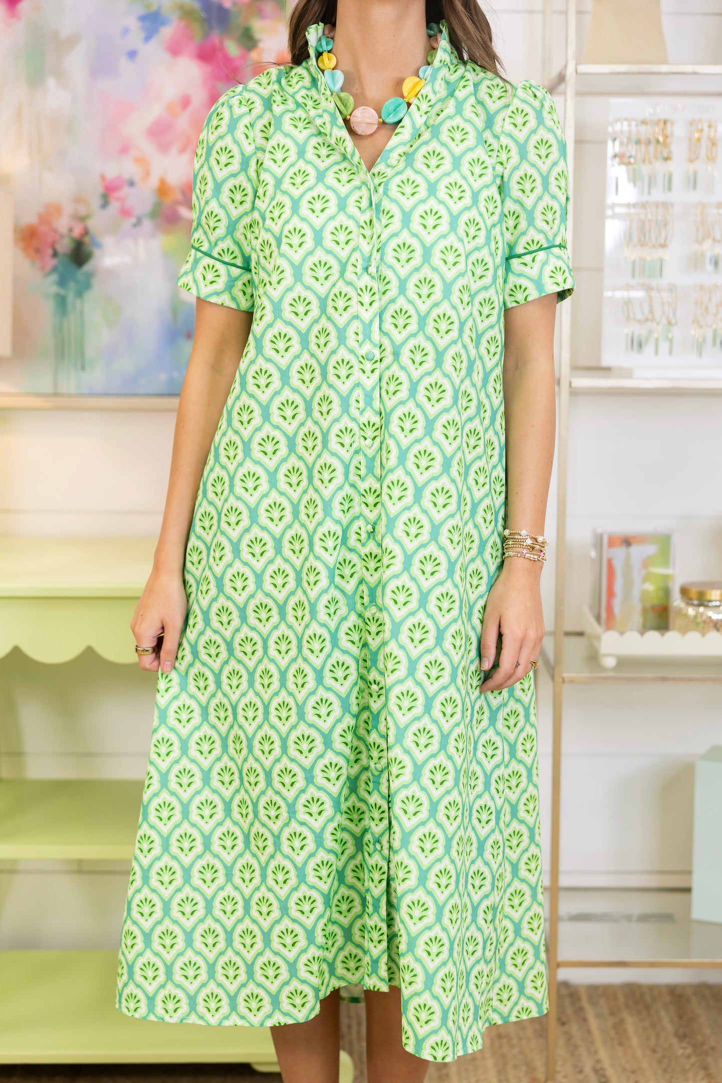 The Goldie Midi Dress-Midi Dress-GiGiO-The Village Shoppe, Women’s Fashion Boutique, Shop Online and In Store - Located in Muscle Shoals, AL.