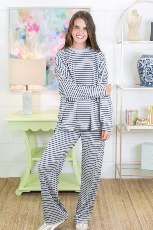 Parallel Play Striped Set-Matching Set-Things Between-The Village Shoppe, Women’s Fashion Boutique, Shop Online and In Store - Located in Muscle Shoals, AL.