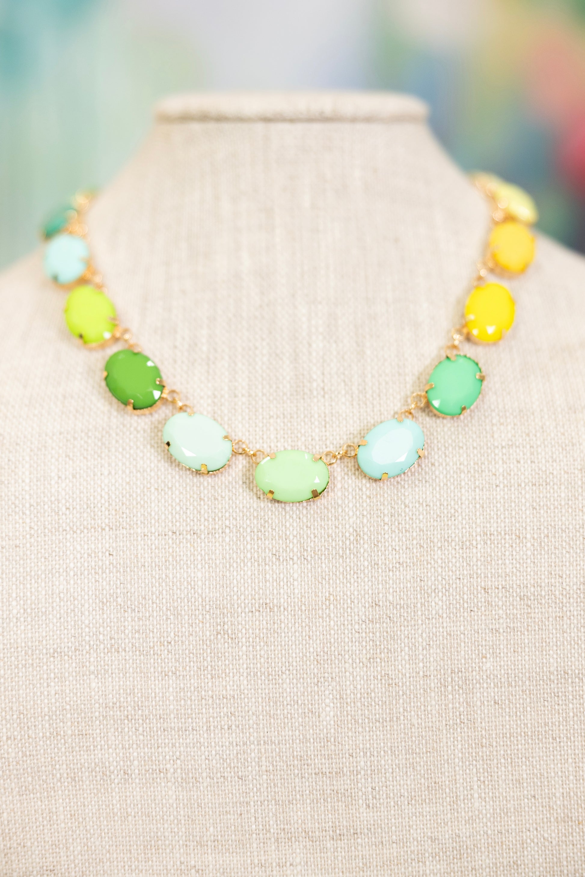 Sunset Sorbet Gemstone Necklace | Hart Designs-Necklaces-Hart Designs-The Village Shoppe, Women’s Fashion Boutique, Shop Online and In Store - Located in Muscle Shoals, AL.