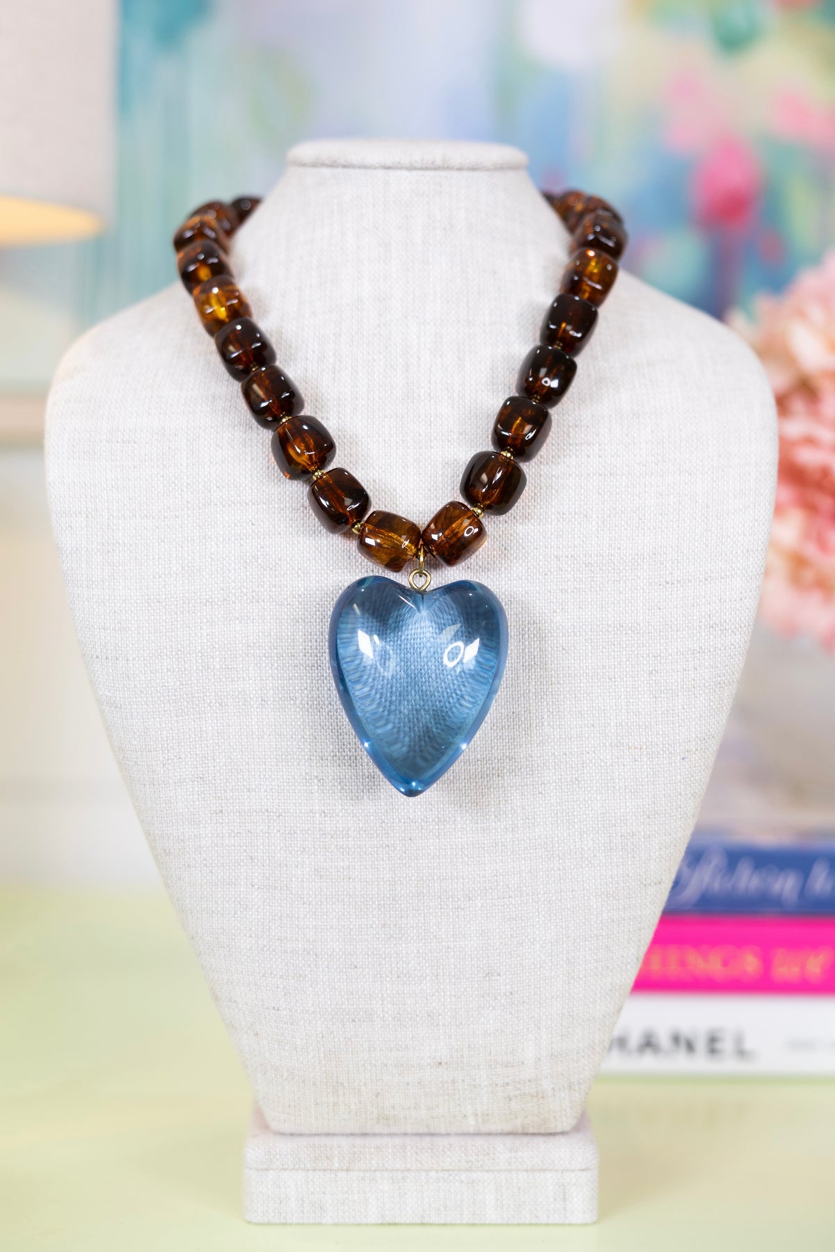 Heart Strings Pendant Necklace - Large-Necklaces-Hart Designs-The Village Shoppe, Women’s Fashion Boutique, Shop Online and In Store - Located in Muscle Shoals, AL.