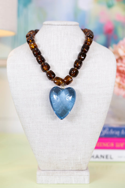 Heart Strings Pendant Necklace - Large-Necklaces-Hart Designs-The Village Shoppe, Women’s Fashion Boutique, Shop Online and In Store - Located in Muscle Shoals, AL.