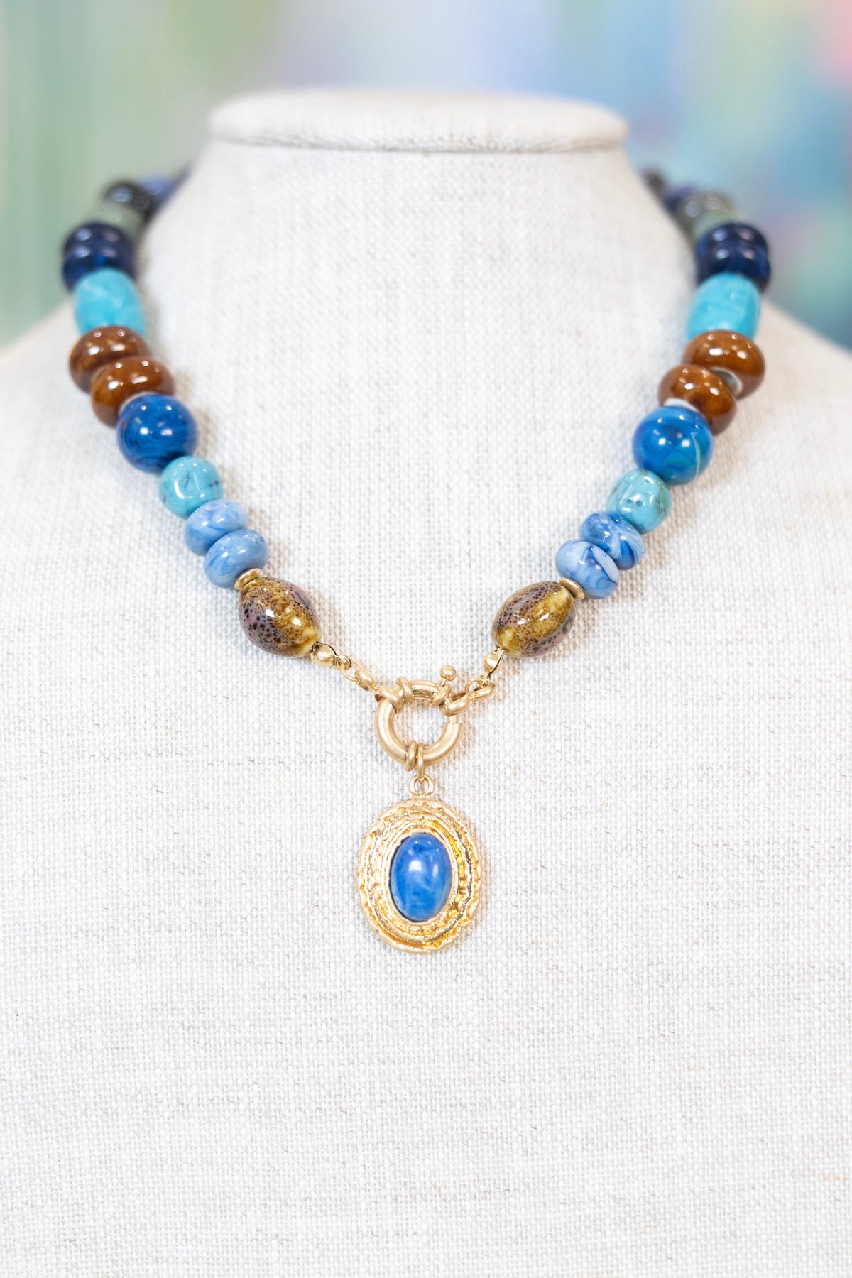 Sweet Odessa Beaded Necklace-Necklaces-Golden Stella-The Village Shoppe, Women’s Fashion Boutique, Shop Online and In Store - Located in Muscle Shoals, AL.