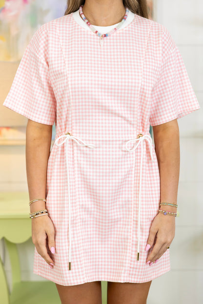 Fresh Pick Gingham Dress-Mini Dress-Entro-The Village Shoppe, Women’s Fashion Boutique, Shop Online and In Store - Located in Muscle Shoals, AL.