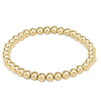 E Newton Classic Gold 5mm Bead Bracelet-Bracelets-ENEWTON-The Village Shoppe, Women’s Fashion Boutique, Shop Online and In Store - Located in Muscle Shoals, AL.
