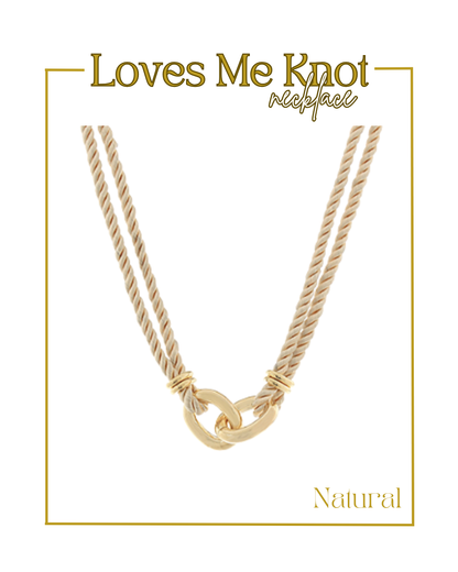 Loves Me Knot Necklace-Necklaces-Golden Stella-The Village Shoppe, Women’s Fashion Boutique, Shop Online and In Store - Located in Muscle Shoals, AL.