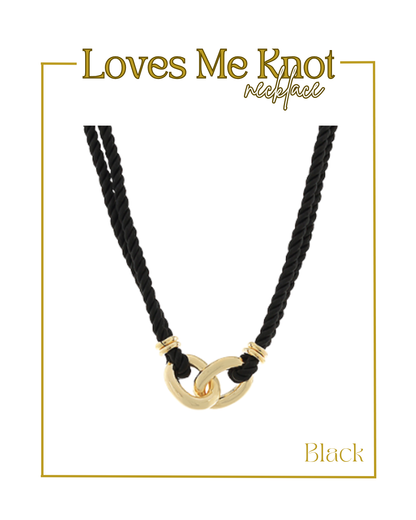 Loves Me Knot Necklace-Necklaces-Golden Stella-The Village Shoppe, Women’s Fashion Boutique, Shop Online and In Store - Located in Muscle Shoals, AL.