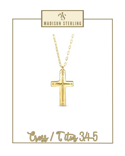 Scripture Necklace | Madison Sterling-Necklaces-Madison Sterling-The Village Shoppe, Women’s Fashion Boutique, Shop Online and In Store - Located in Muscle Shoals, AL.