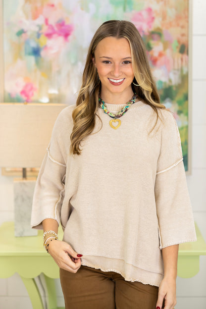 The Saylor Sweater-Sweaters-Easel-The Village Shoppe, Women’s Fashion Boutique, Shop Online and In Store - Located in Muscle Shoals, AL.