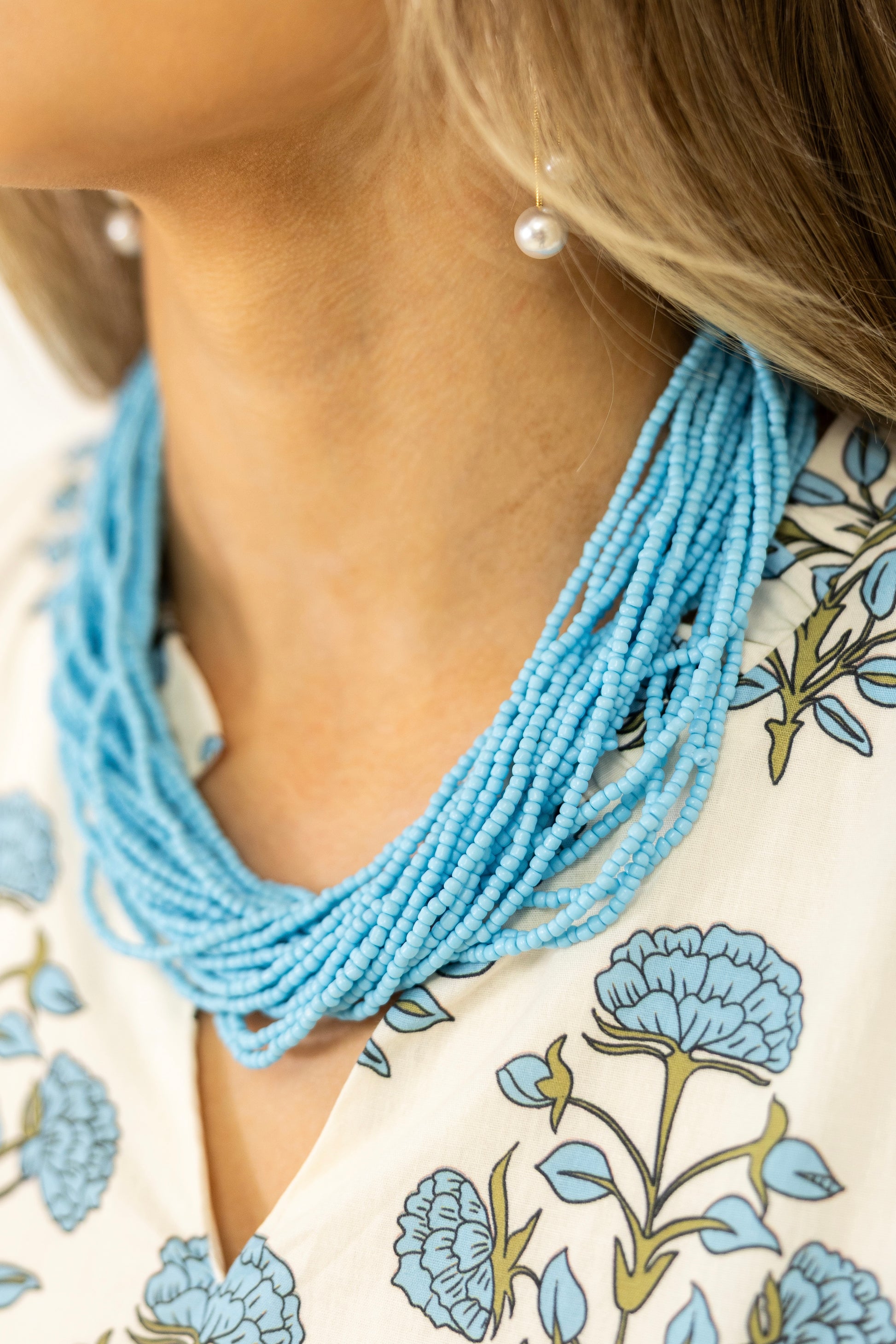 Poolside Layered Necklace-Necklaces-Hart Designs-The Village Shoppe, Women’s Fashion Boutique, Shop Online and In Store - Located in Muscle Shoals, AL.