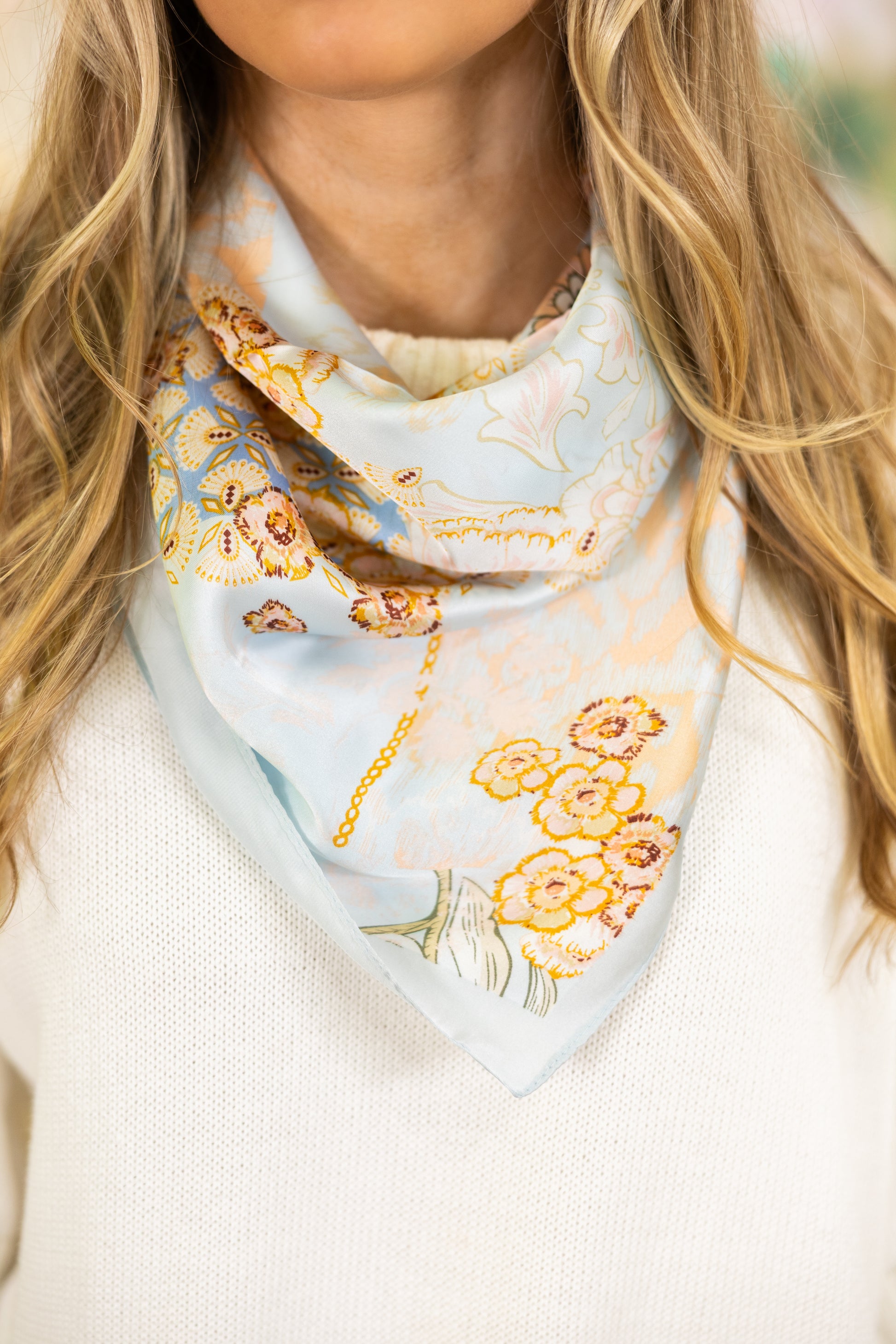 Garden Party Scarf-Scarf-Golden Stella-The Village Shoppe, Women’s Fashion Boutique, Shop Online and In Store - Located in Muscle Shoals, AL.