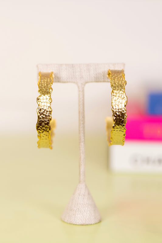 Girl Next Door Hoops-Earrings-Virtue-The Village Shoppe, Women’s Fashion Boutique, Shop Online and In Store - Located in Muscle Shoals, AL.