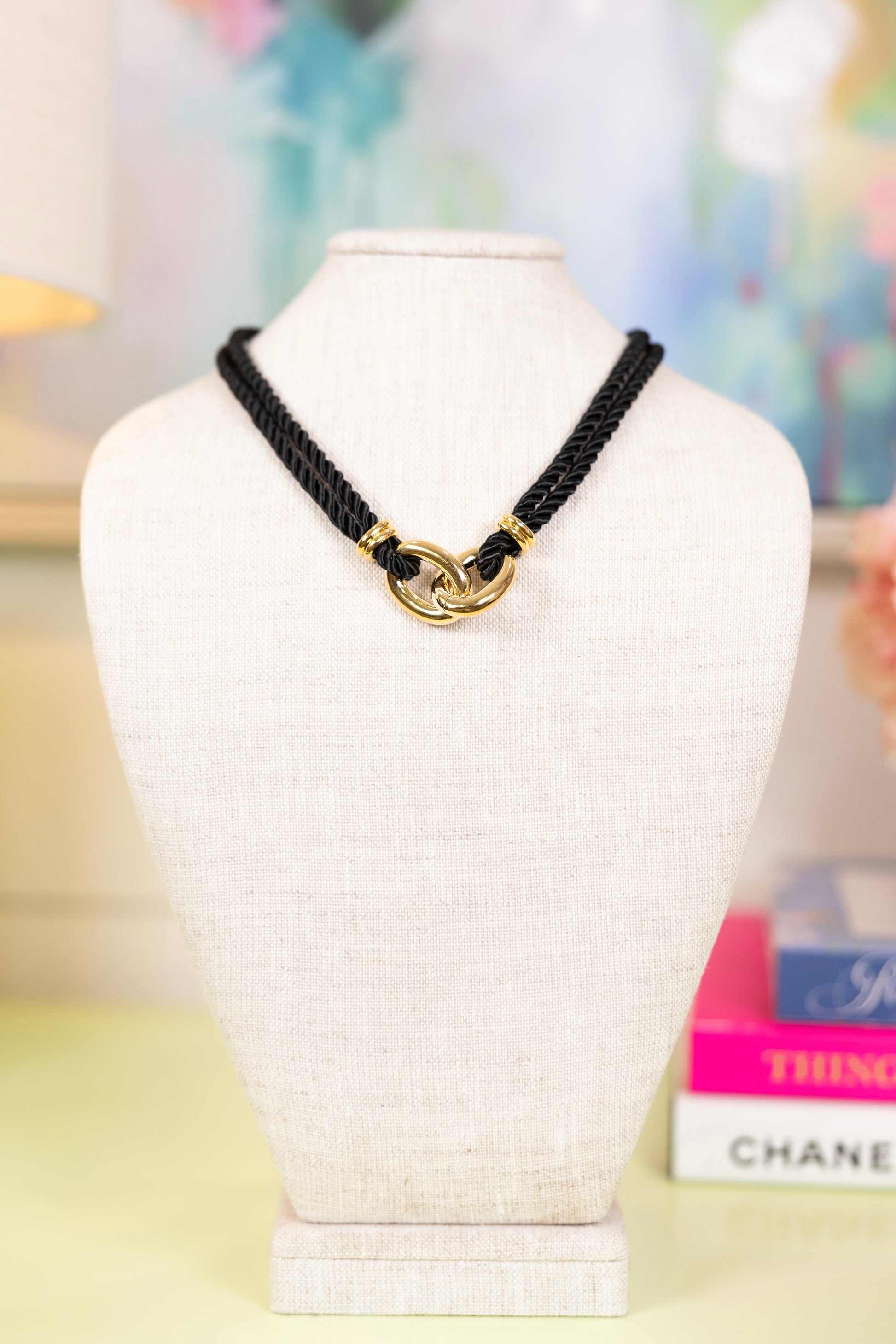 Loves Me Knot Necklace-Necklaces-Golden Stella-The Village Shoppe, Women’s Fashion Boutique, Shop Online and In Store - Located in Muscle Shoals, AL.