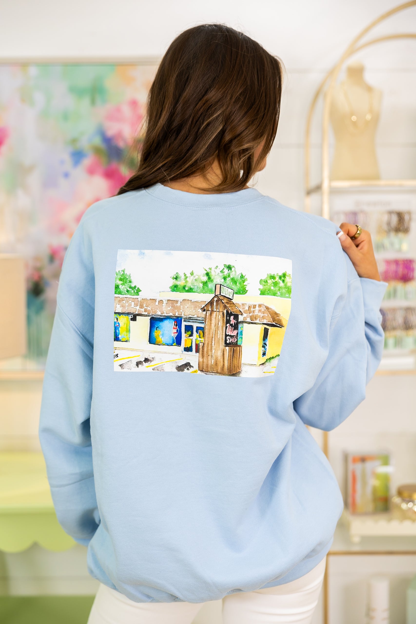 Village Shoppe Heritage Sweatshirt-Sweatshirt-The Village Shoppe-The Village Shoppe, Women’s Fashion Boutique, Shop Online and In Store - Located in Muscle Shoals, AL.