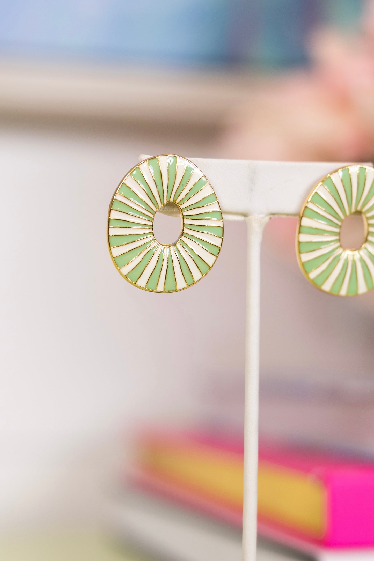 Resort Stripe Earrings | Hart Designs-Earrings-Hart Designs-The Village Shoppe, Women’s Fashion Boutique, Shop Online and In Store - Located in Muscle Shoals, AL.