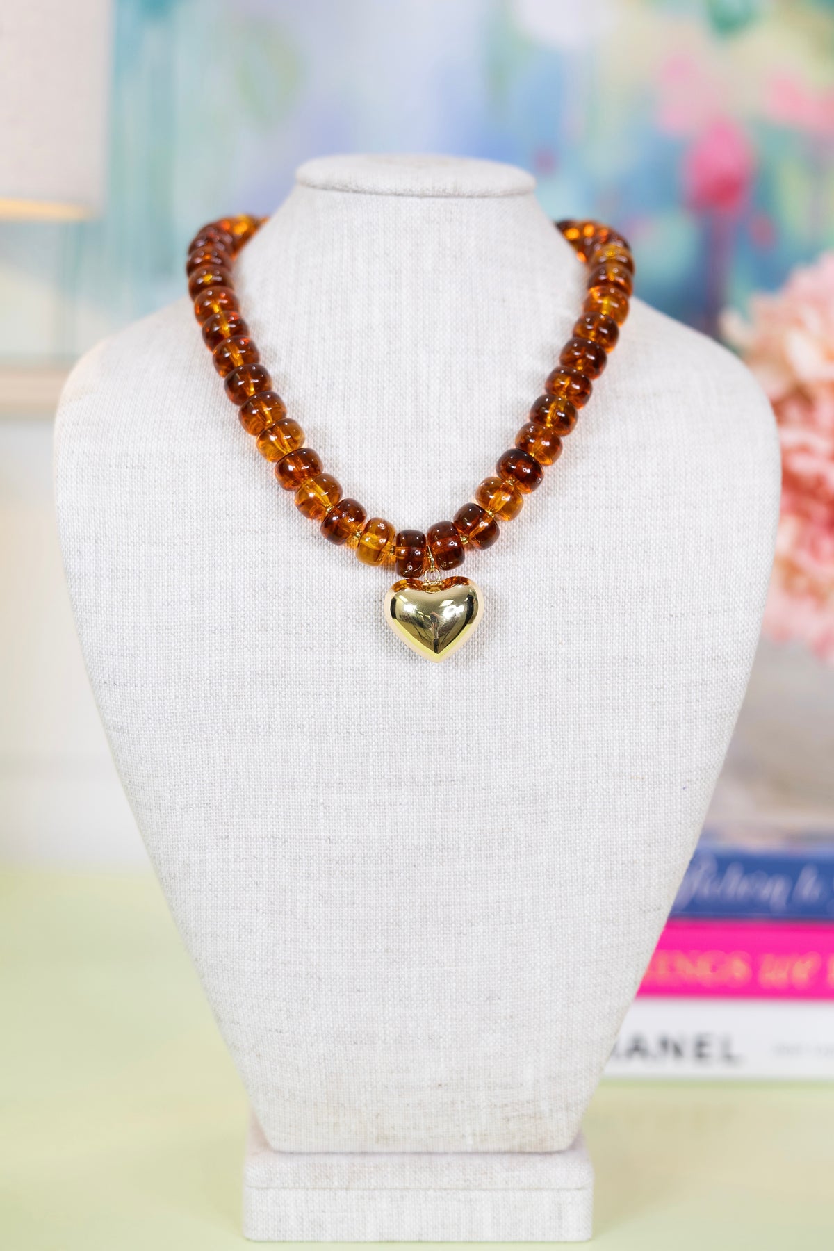 Heart of Gold Necklace-Necklaces-Hart Designs-The Village Shoppe, Women’s Fashion Boutique, Shop Online and In Store - Located in Muscle Shoals, AL.