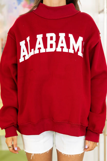 Roll Tide Reversible Sweatshirt-Sweatshirt-Bucketlist-The Village Shoppe, Women’s Fashion Boutique, Shop Online and In Store - Located in Muscle Shoals, AL.