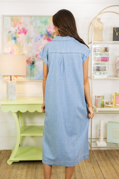 The Elliot Midi Dress-Midi Dress-Wishlist-The Village Shoppe, Women’s Fashion Boutique, Shop Online and In Store - Located in Muscle Shoals, AL.