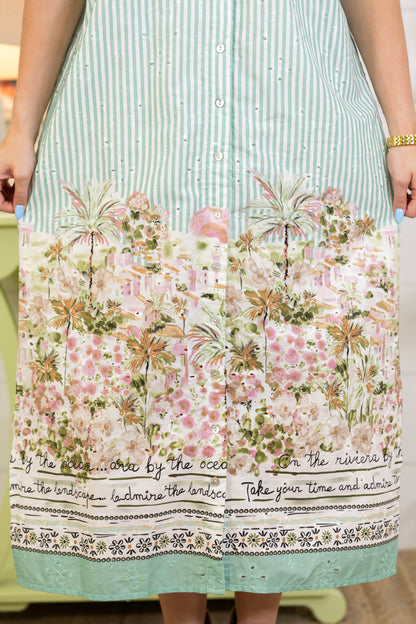 Sandbar Midi Dress-Midi Dress-Entro-The Village Shoppe, Women’s Fashion Boutique, Shop Online and In Store - Located in Muscle Shoals, AL.