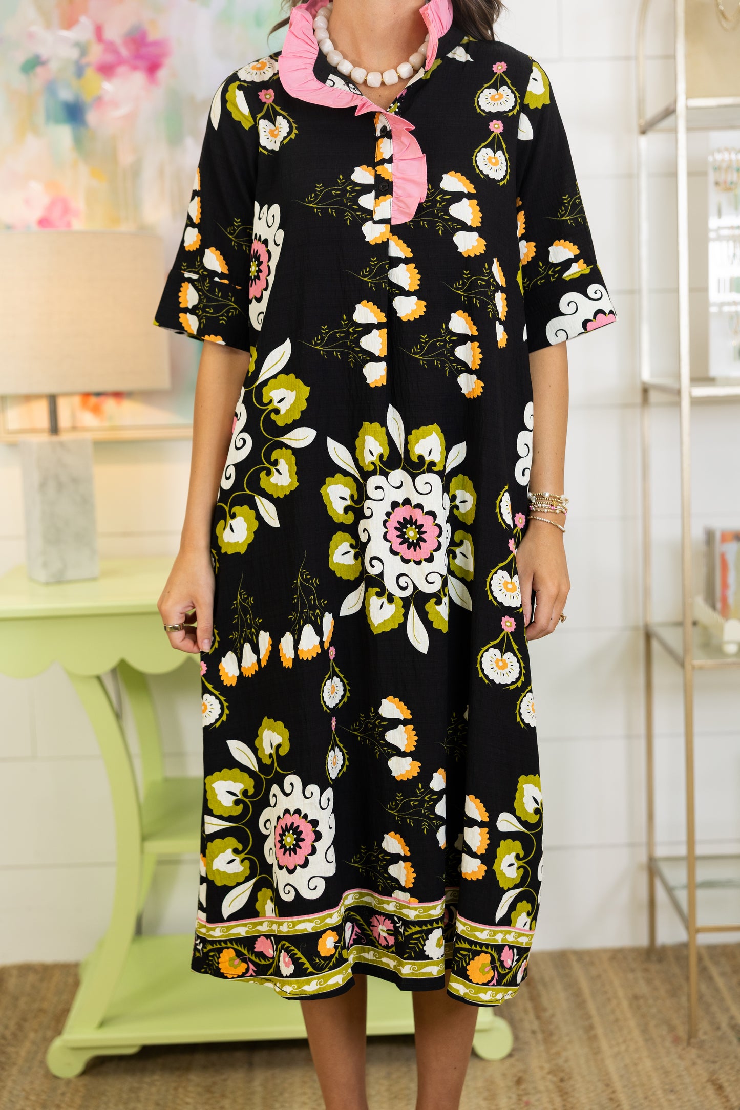 The Rizzo Midi Dress-Midi Dress-Jodifl-The Village Shoppe, Women’s Fashion Boutique, Shop Online and In Store - Located in Muscle Shoals, AL.