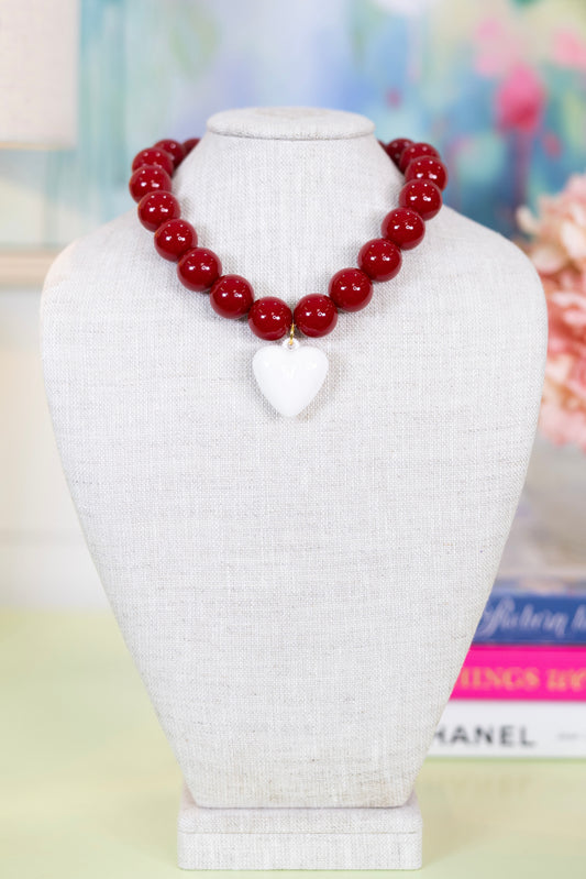 Love At First Sight Pendant Necklace-Necklaces-Hart Designs-The Village Shoppe, Women’s Fashion Boutique, Shop Online and In Store - Located in Muscle Shoals, AL.