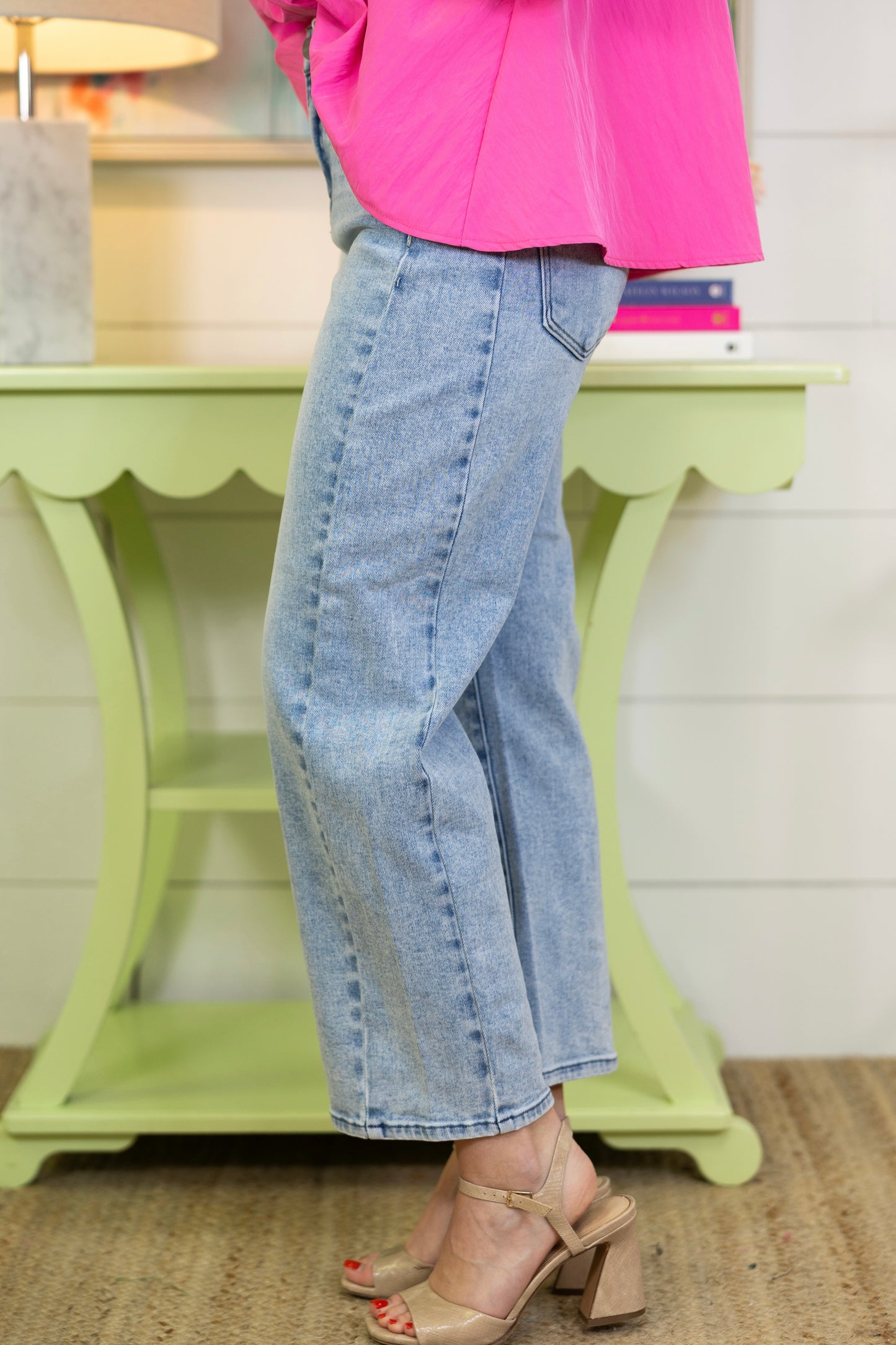 The Beth Barrel Jeans-Barrel Jeans-Risen-The Village Shoppe, Women’s Fashion Boutique, Shop Online and In Store - Located in Muscle Shoals, AL.