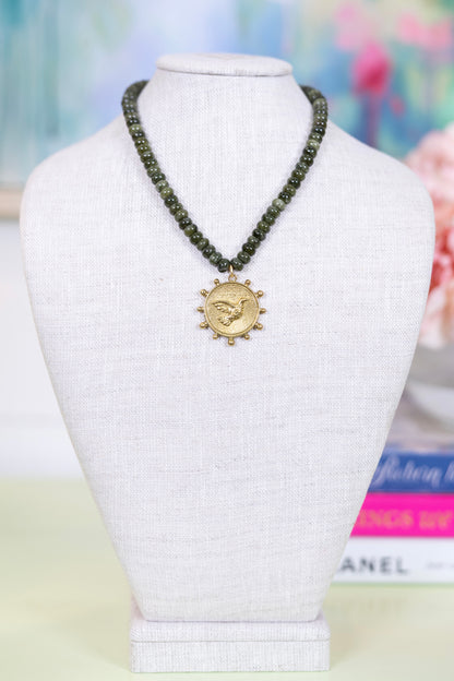 Lovey Dovey Pendant Necklace-Necklaces-Hart Designs-The Village Shoppe, Women’s Fashion Boutique, Shop Online and In Store - Located in Muscle Shoals, AL.