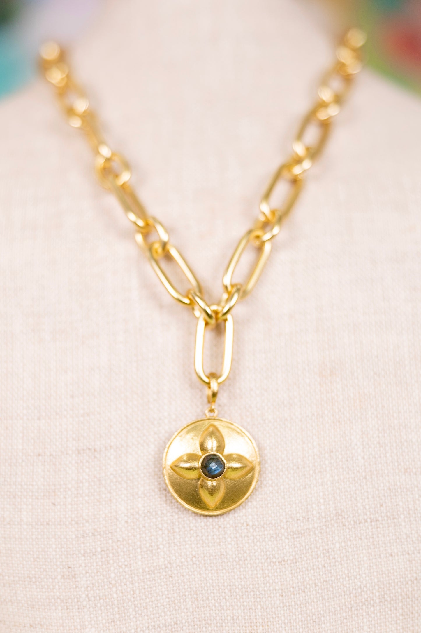 Set the Stage Pendant Necklace-Necklaces-AF Design Group-The Village Shoppe, Women’s Fashion Boutique, Shop Online and In Store - Located in Muscle Shoals, AL.