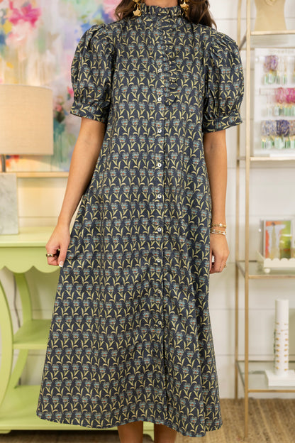 The Etta Midi Dress-Midi Dress-Entro-The Village Shoppe, Women’s Fashion Boutique, Shop Online and In Store - Located in Muscle Shoals, AL.