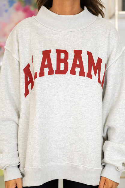 Crimson Tide Reversible Sweatshirt-Sweatshirt-Bucketlist-The Village Shoppe, Women’s Fashion Boutique, Shop Online and In Store - Located in Muscle Shoals, AL.