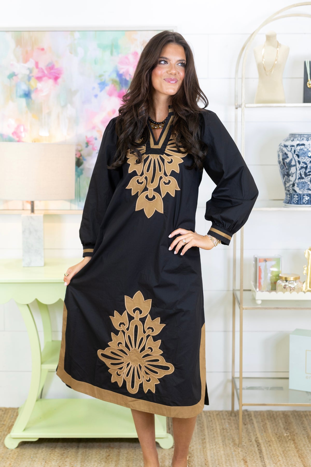 Good Impression Midi Dress-Midi Dress-Jodifl-The Village Shoppe, Women’s Fashion Boutique, Shop Online and In Store - Located in Muscle Shoals, AL.